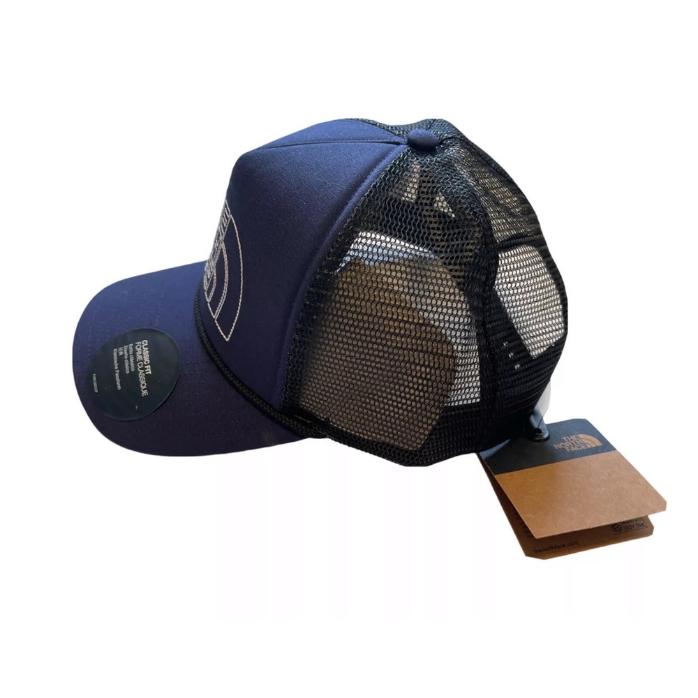 The North Face X Stitch Logo Trucker Hat RTO Navy - Picture 4 of 8